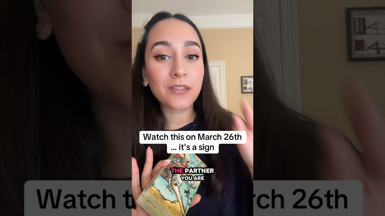 Если вы увидите это 26 марта... это знак.