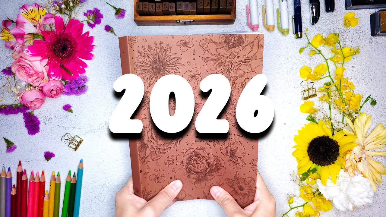 2026 New Bullet Journal/Planner Setup ✨Floral✨