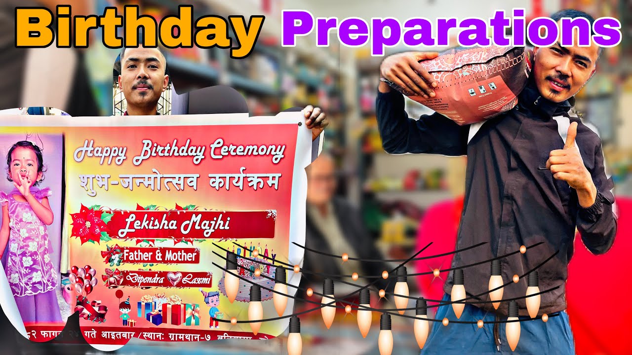 Birthday Ko Tayari Gardaixu Bistarai☺️//@LaxDip123 vlog❤️🦋