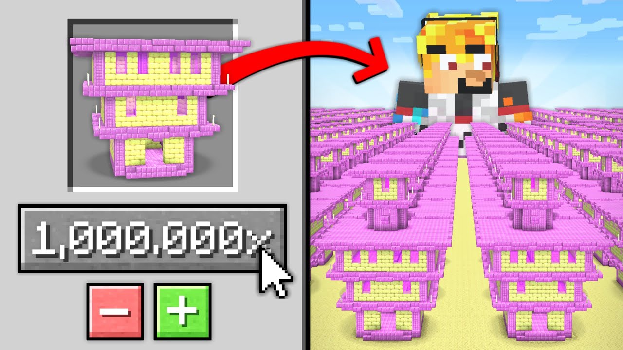 Minecraft svět kde je 1,000,000 END CITY...