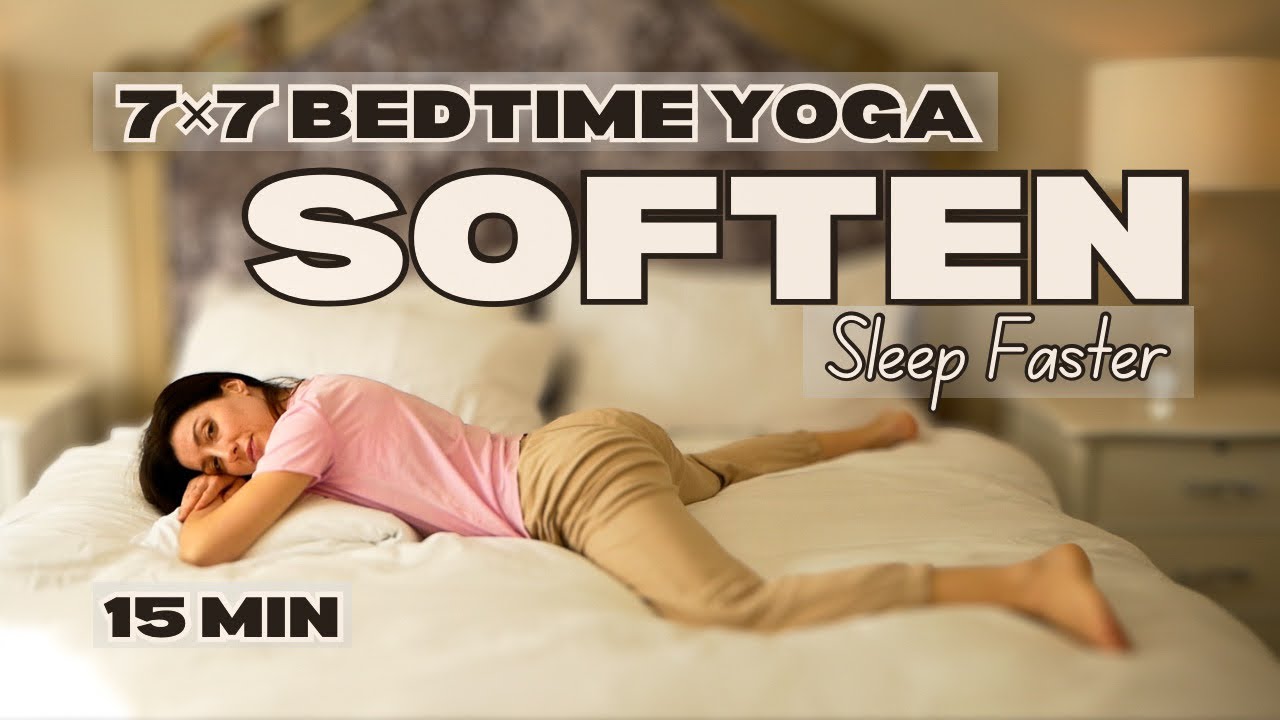 DAY 4 • 15 Min Night Yoga in Bed for Better Sleep | 7×7 Bedtime Yoga