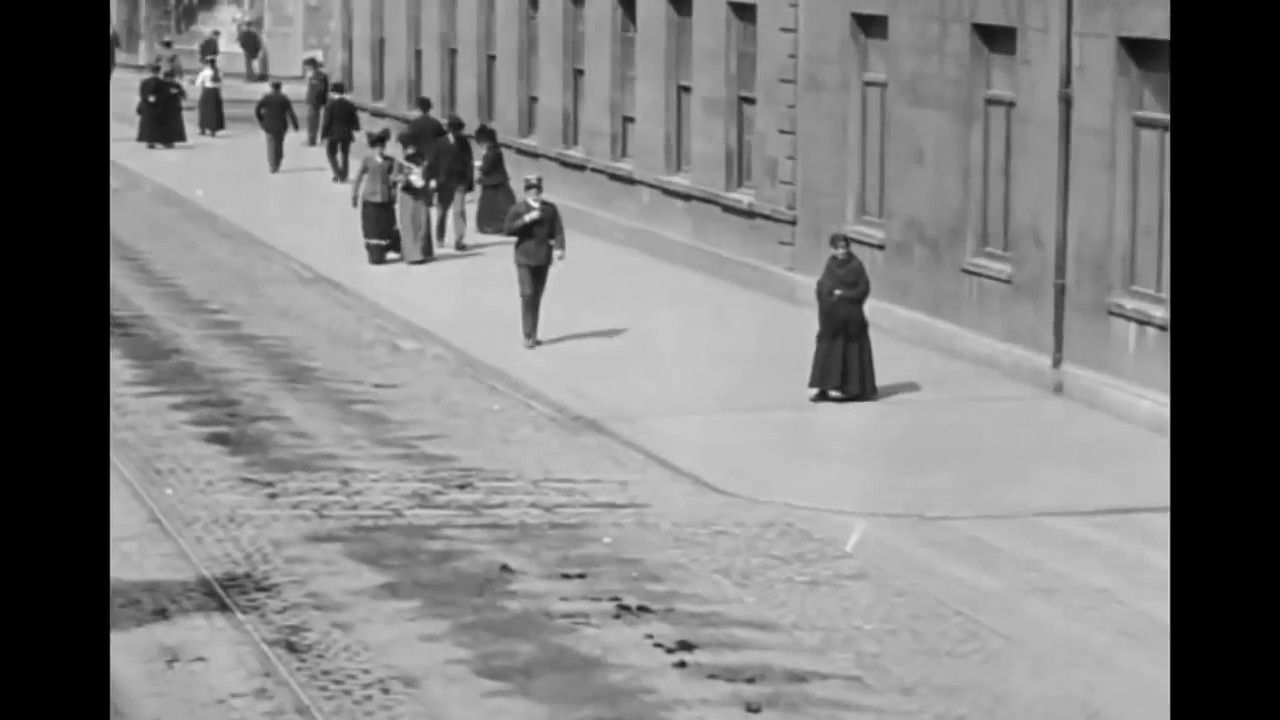 Belfast Old Cine Film From The 1900's Royal Avenue