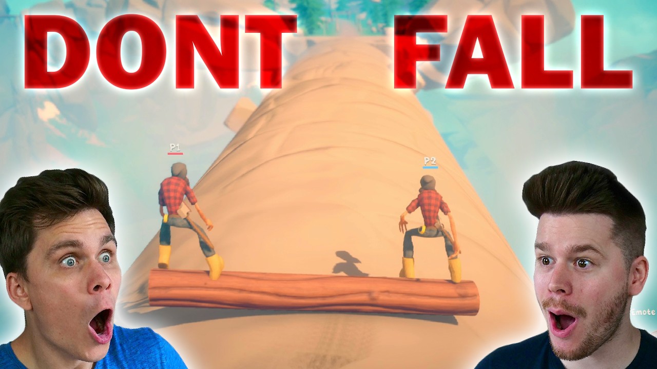 The RAGE GAME that makes you BALANCE ON A LOG!