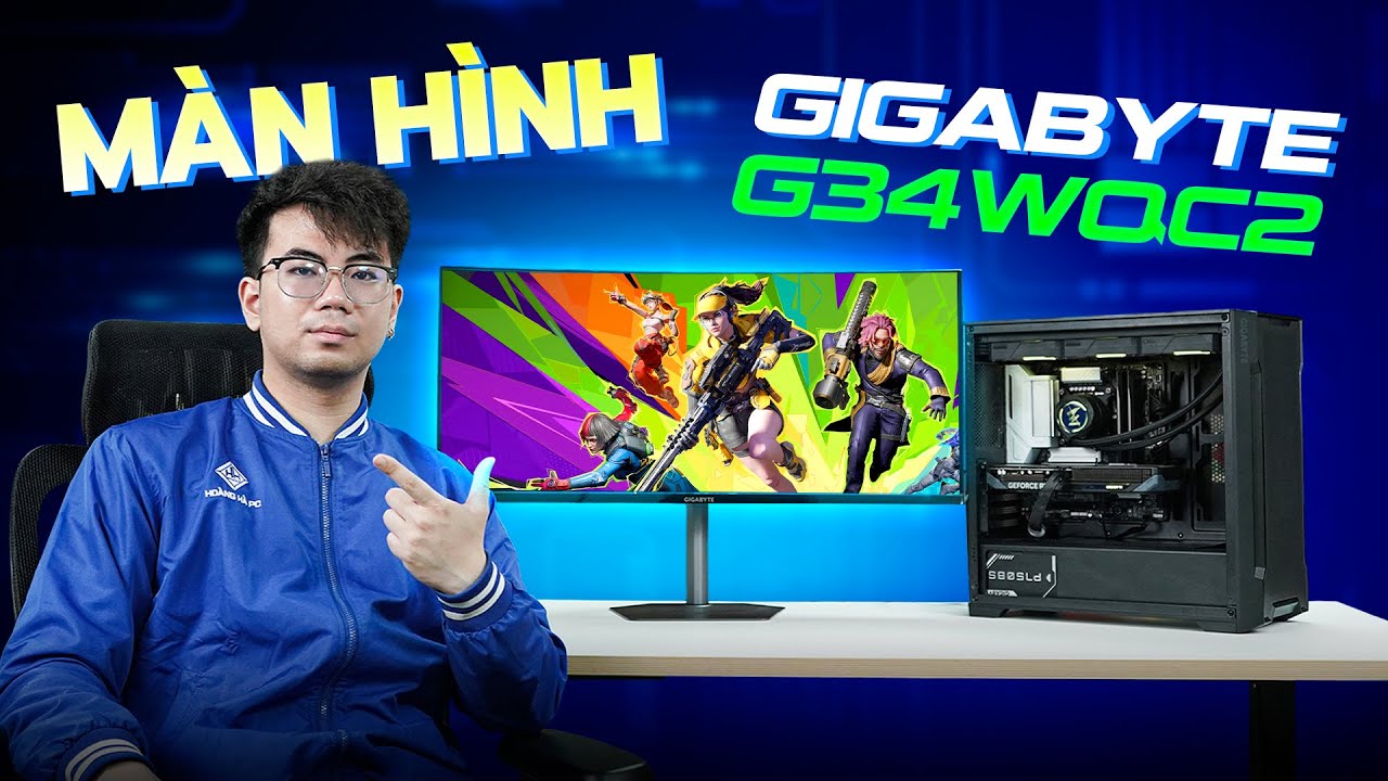 MÀN HÌNH GIGABYTE G34WQC2 LÀM VIỆC - CHƠI GAME - GIẢI TRÍ ĐỈNH CAO !