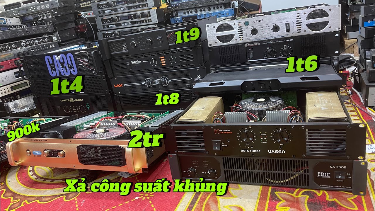 Toàn công suất khủng 2-4000w rẻ bèo-Vang cơ,Số siêu hay-LH 0979.313.595