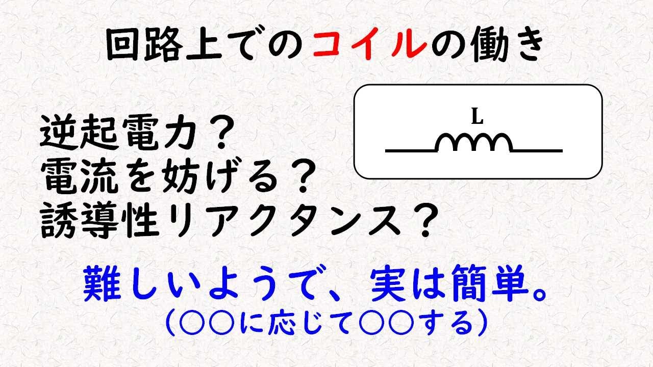 今更聞けないコイルの役割