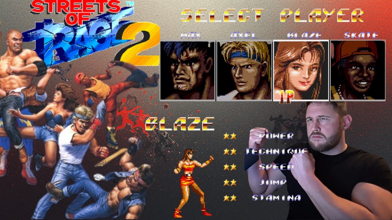 Streets of Rage 2 - Полное прохождение в режиме пыток - Sega Mega Drive