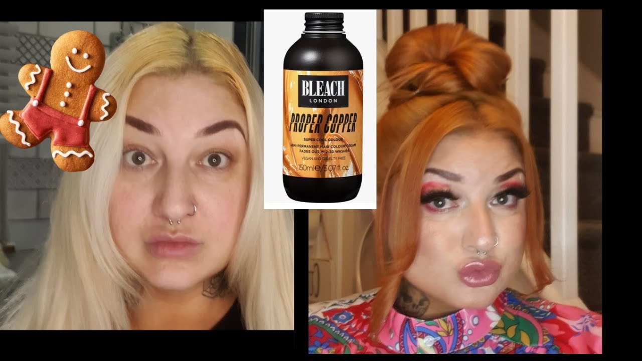 first time using/Propper Copper/Bleach London/Ginger 🧡