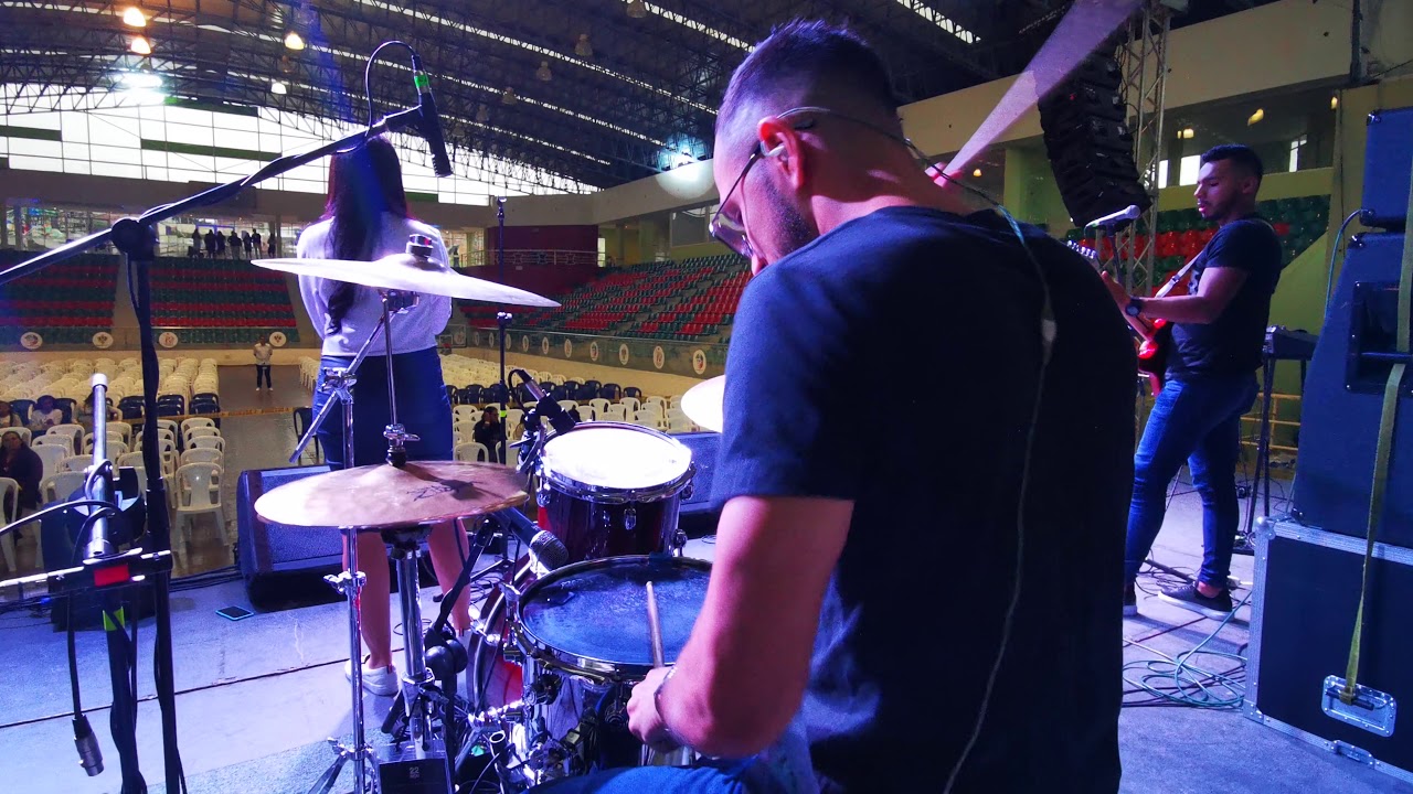 Soundcheck Todo es de mi Cristo - Celeste #drums #Music