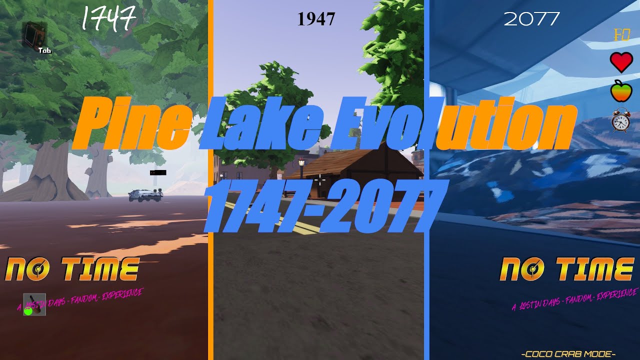 330 Year Evolution of Pine Lake from the game (No Time)  130 Years Added!!
