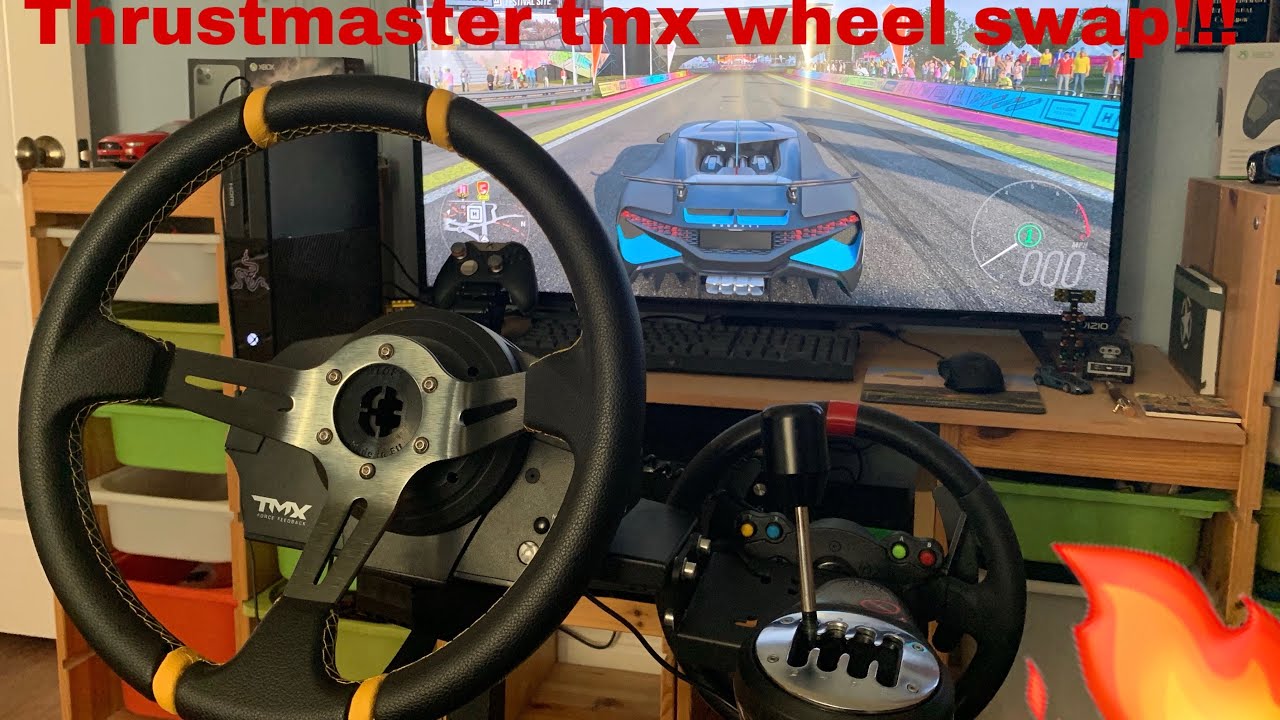 Thrustmaster TMX wheel swap!!!