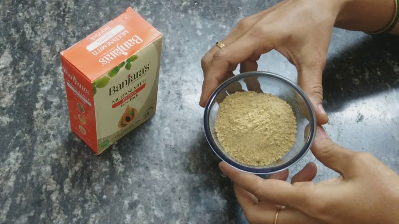 Banjara's  Multani  Mitti  Papaya  Face  Pack  Review.