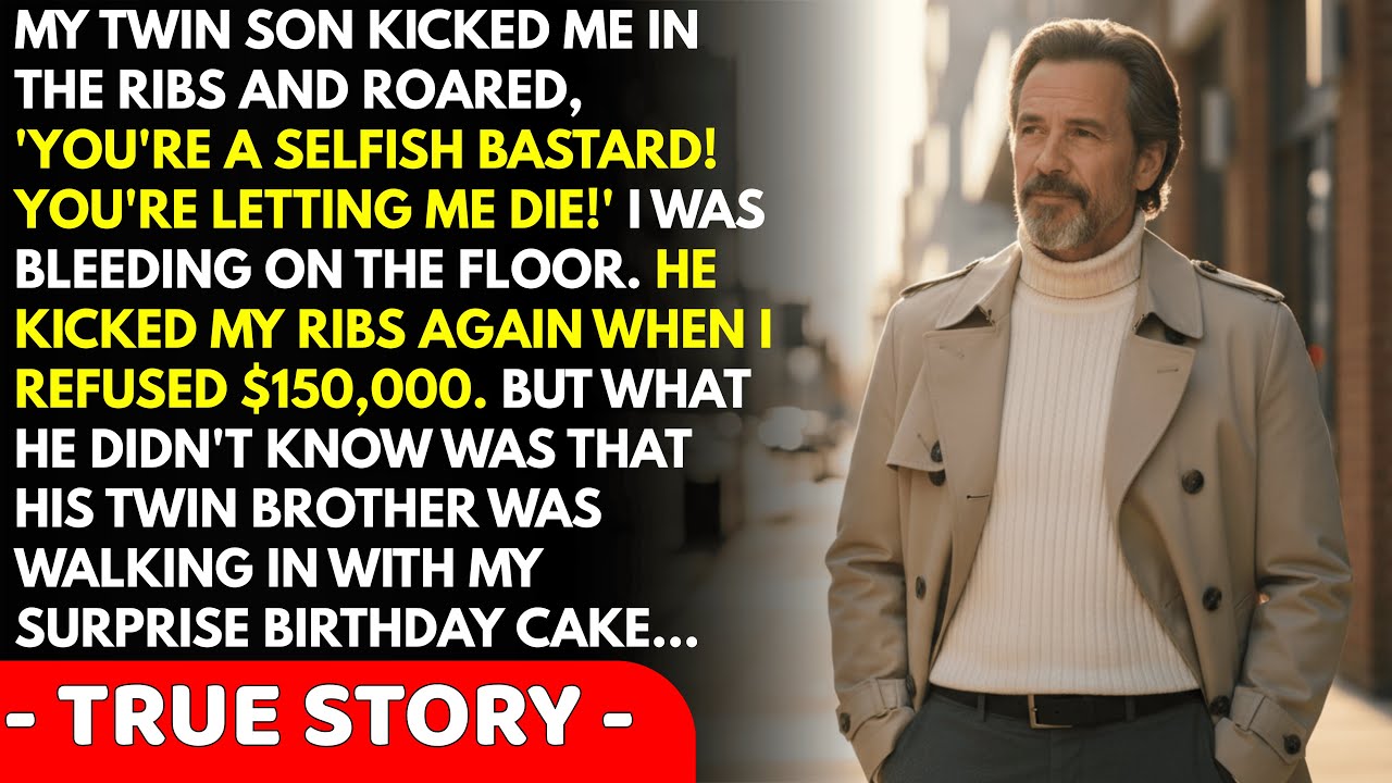 My Twin Son Beat Me Demanding $150K And Screamed 'You Selfish Bastard, Let Me Die Then!' But My O...