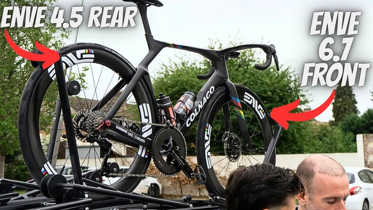 Tadej ROUBAIX Race Bike has INSANE Race TECH on it!!