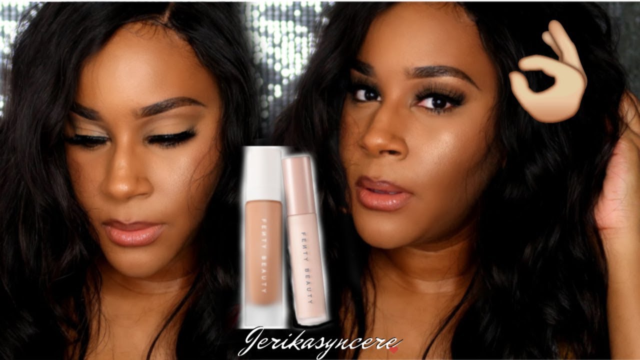 NEW Fenty Beauty Foundation 385, Concealers & Setting Powders! | First Impressions & Flash Test