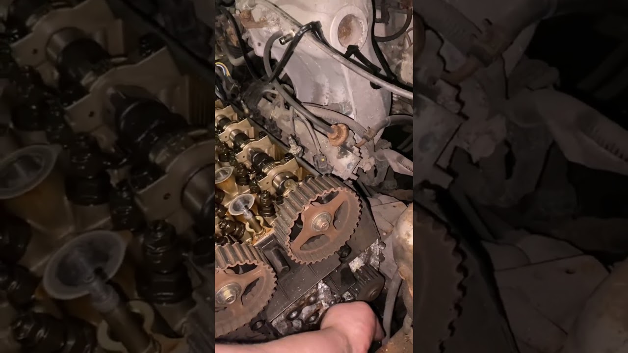 Замена ремня грм Honda CRV 1998 года