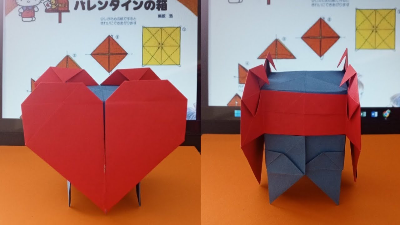 Taller 80 papeles (Caja corazón)
