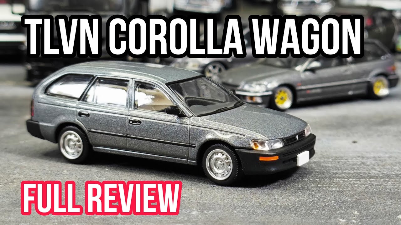 1/64 Toyota Corolla Wagon sprinter L by Tomica Limited Vintage Neo TLVN Full Review