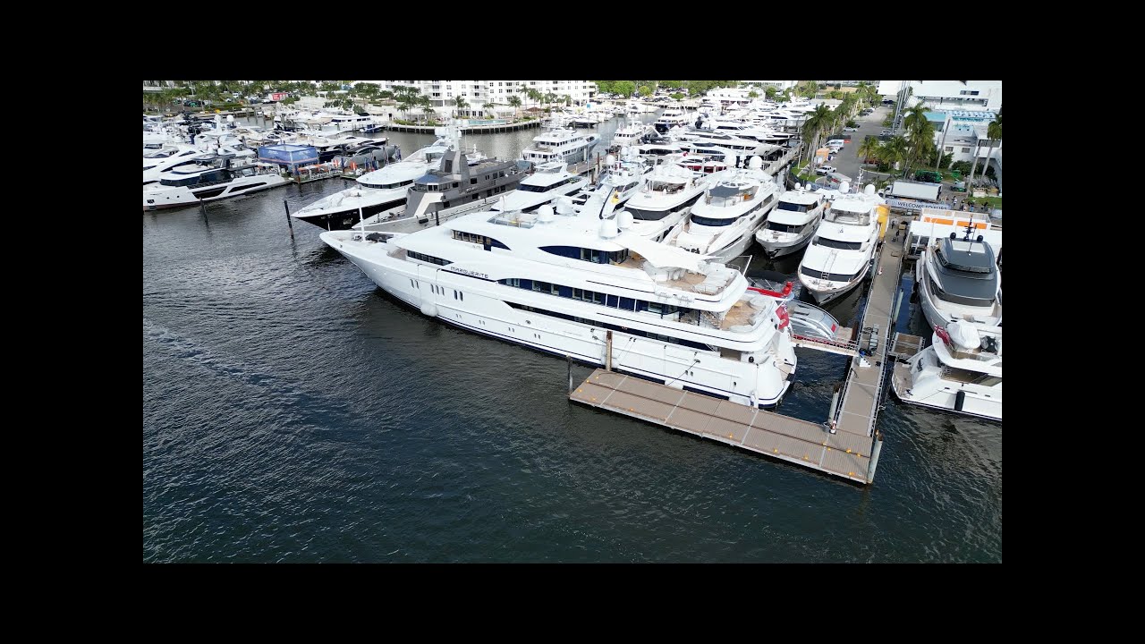 MEGA YACHTS FT LAUDERDALE BOAT SHOW