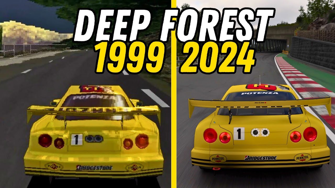 Gran Turismo 2 vs Gran Turismo 7 - Deep Forest Raceway Comparison [4K 60FPS Gameplay]