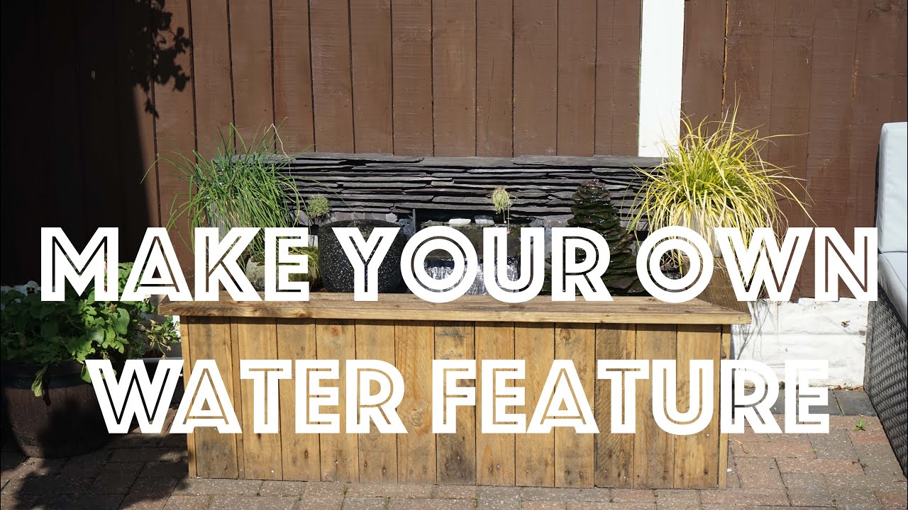 How to Build Your Own Water Feature