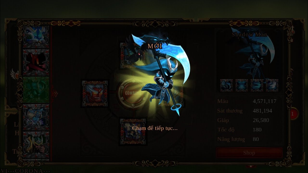 Epic Heroes War | Chế và test Shadow Man 100 siêu vip 