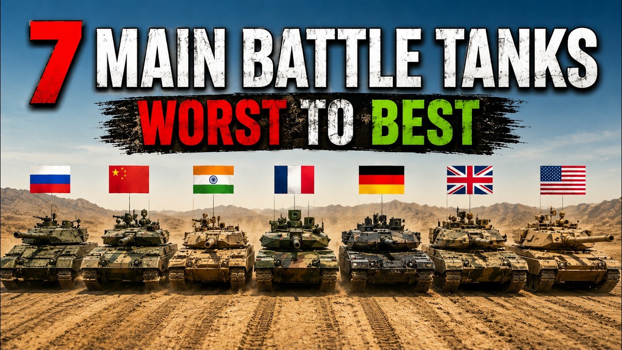 We Ranked 7 Main Battle Tanks, Worst to Best