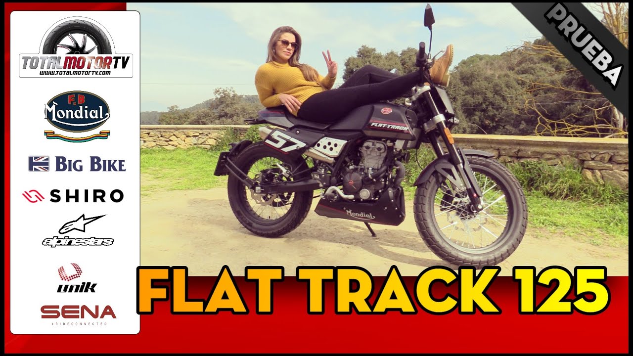 FB Mondial Flat Track 125 - Prueba /Test / Review en español - Total Motor TV