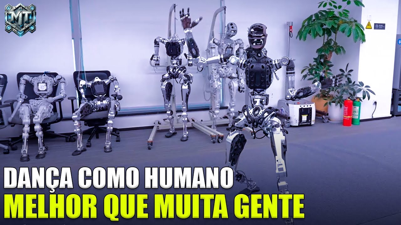 CHINA mostra ROBÔ HUMANOIDE que dança melhor que muita GENTE!