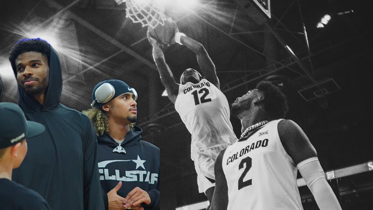 Трэвис Хантер тоже может перейти в НБА: баскетбольная команда CU Basketball чествует легендарный ...