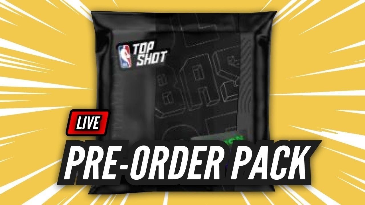 NBA TOP-SHOT PRE-ORDER PACK LIVE REVEAL