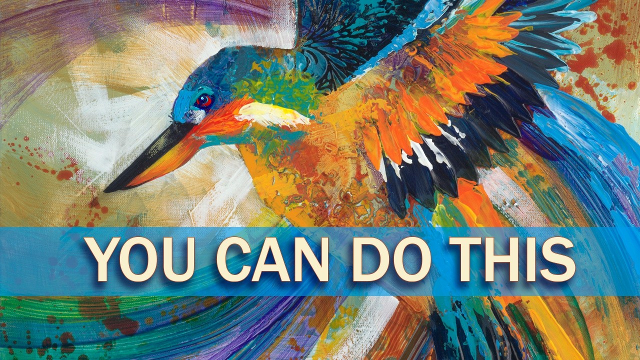 How to Paint with a Palette Knife | Acrylic Bird Painting Tutorial | Paint Along with De Gillett Cox