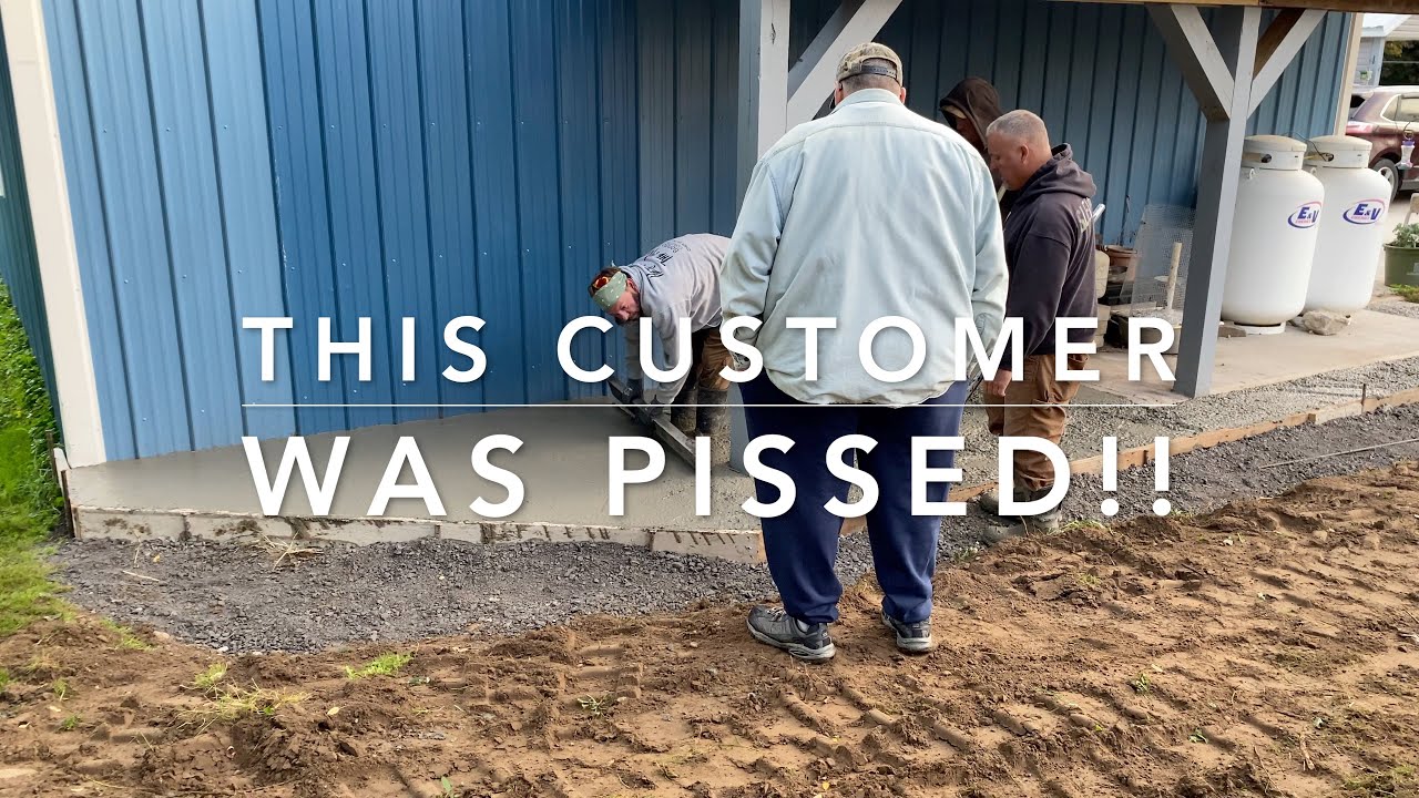 WET CONCRETE!!! HAD TO REJECT THE LOAD. 👎🏼