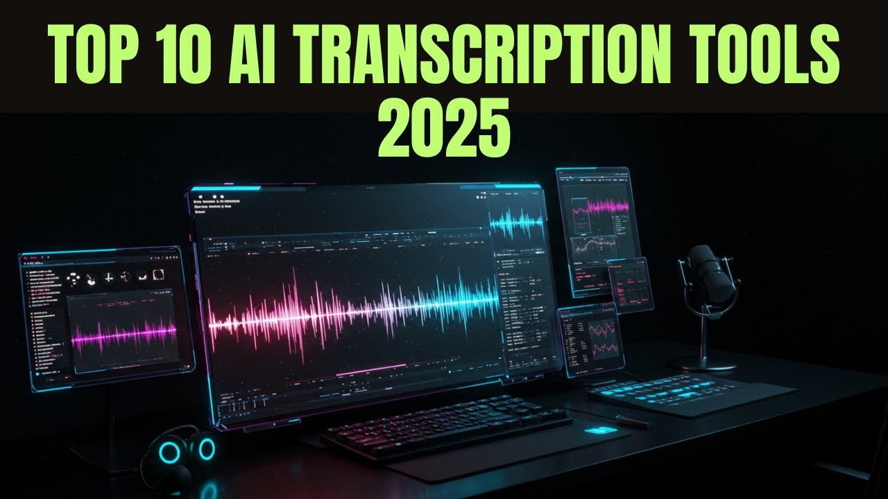 Top 10 AI Transcription Tools for Accurate Interviews, Meetings & Calls 2025