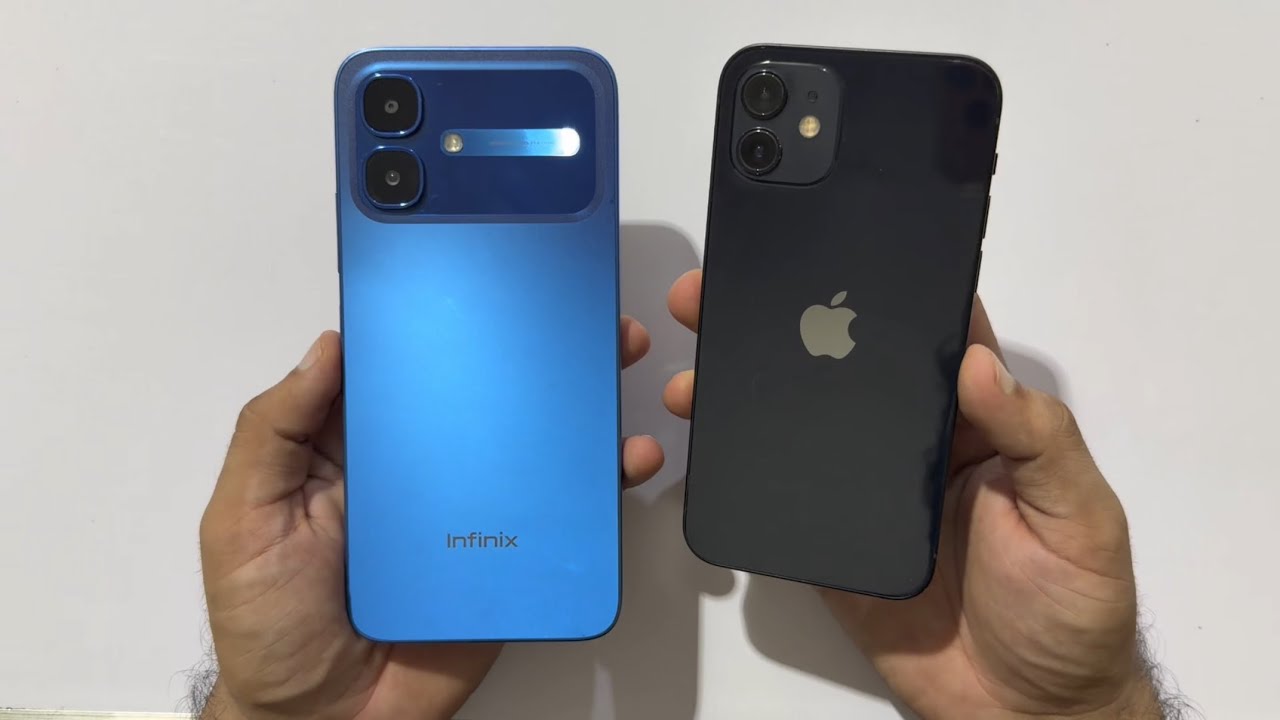 INFINIX SMART 20 vs iPhone 12 - SPEED TEST!!