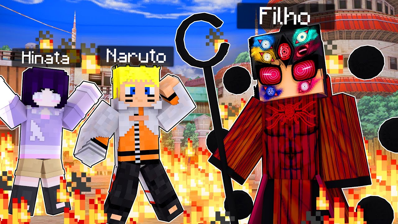 Who's Your Family? O FILHO DO NARUTO DESPERTOU O MODO DEUS UNIVERSAL no Minecraft! ‹‹ P3DRU ››