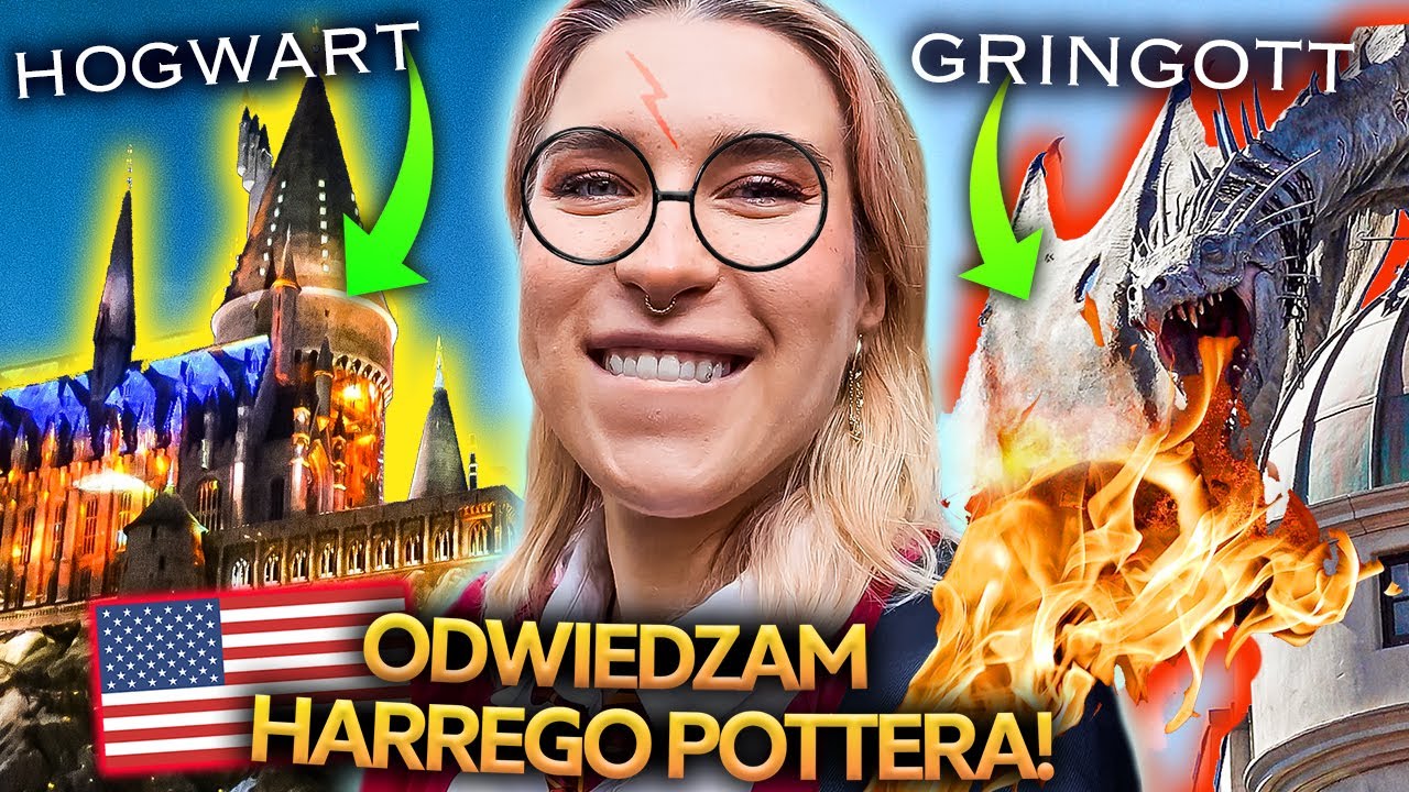 ⚡️ SPĘDZAM DZIEŃ W ŚWIECIE HARRYEGO POTTERA! HOGWART w AMERYCE!  | Agnieszka Grzelak Vlog