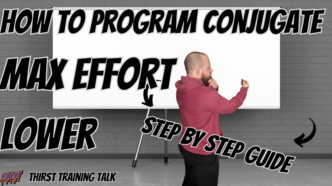 How To Program Conjugate: Max Effort Lower (Step By Step Guide)