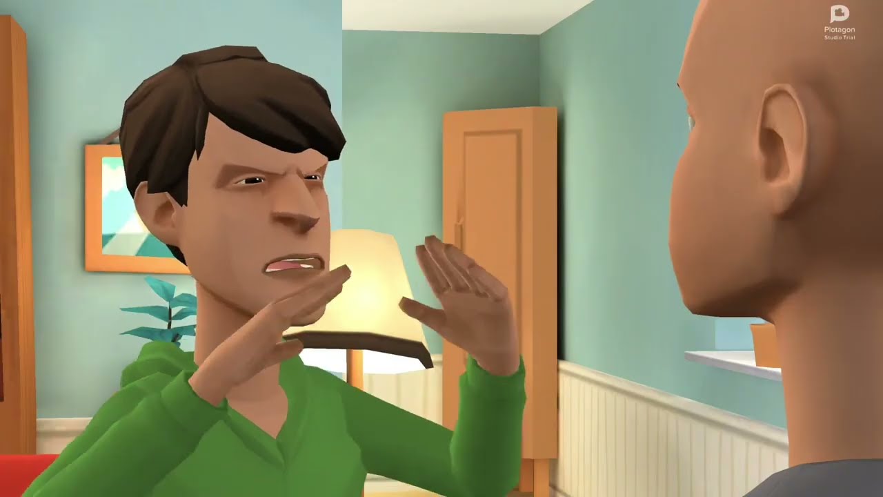 Classic Caillou Gets Grounded Blooper (2013)