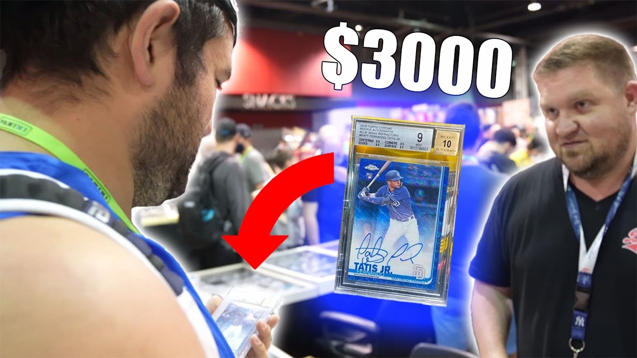 I SOLD MY $3000 FERNANDO TATIS JR AUTO | Day 3 National Card Show Vlog FT. Tracy Hackler, Ken Goldin