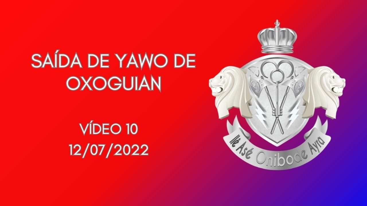 Saída Yawo de Oxoguian em Ilê Asé Onibode Ayra - Run de Exu - vídeo 10
