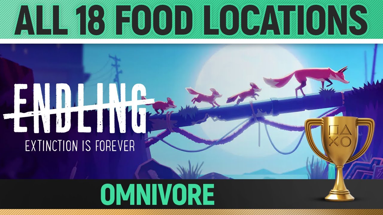 Endling: Extinction is Forever - All 18 Food Locations 🏆 Omnivore