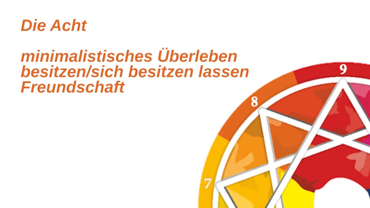 Enneagramm Typ 8 Subtypen: Selbsterhaltung – Minimalismus; sexuelle – Besitz; soziale – Freundschaft