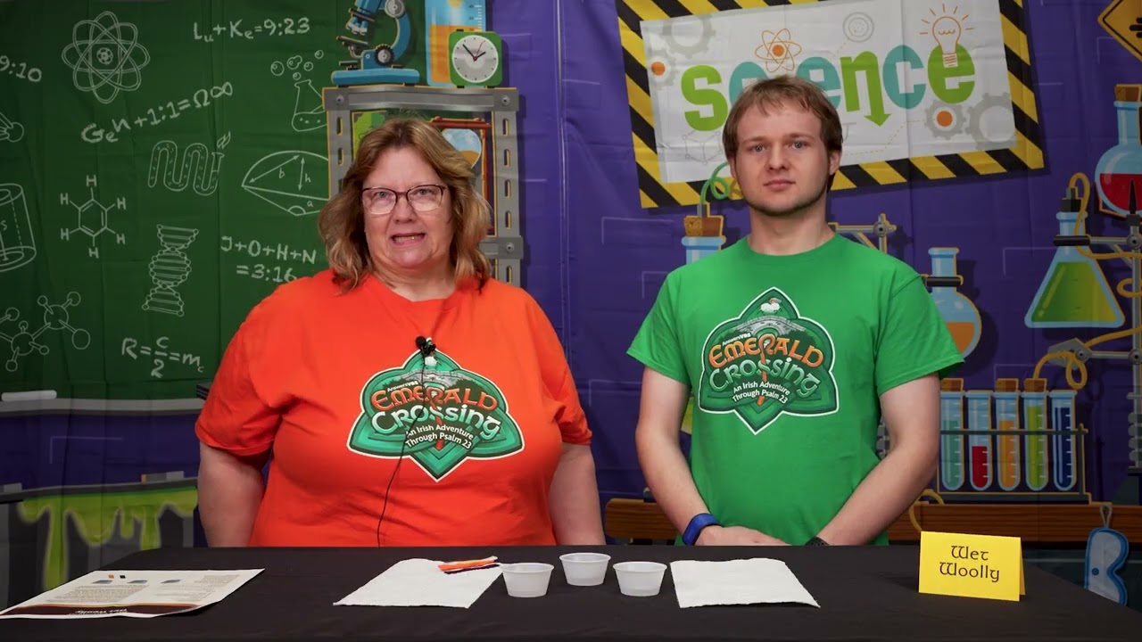 Emerald Crossing VBS: Science Experiments Day 1