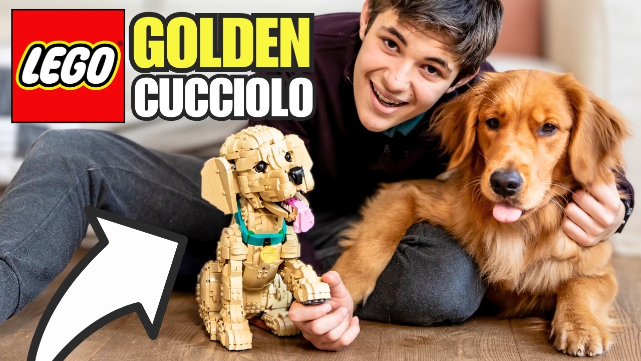 GOLDEN RETRIEVER CUCCIOLO LEGO: Costruiamo con il Nostro Cane