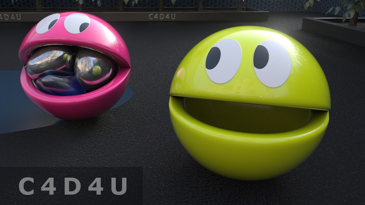 PacMan 3D V9 😋 ❤️ C4D4U