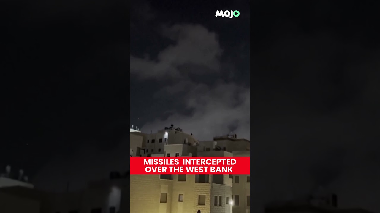 VIRAL| IRAN ISRAEL WAR | Missiles Intercepted Over Israel And The West Bank