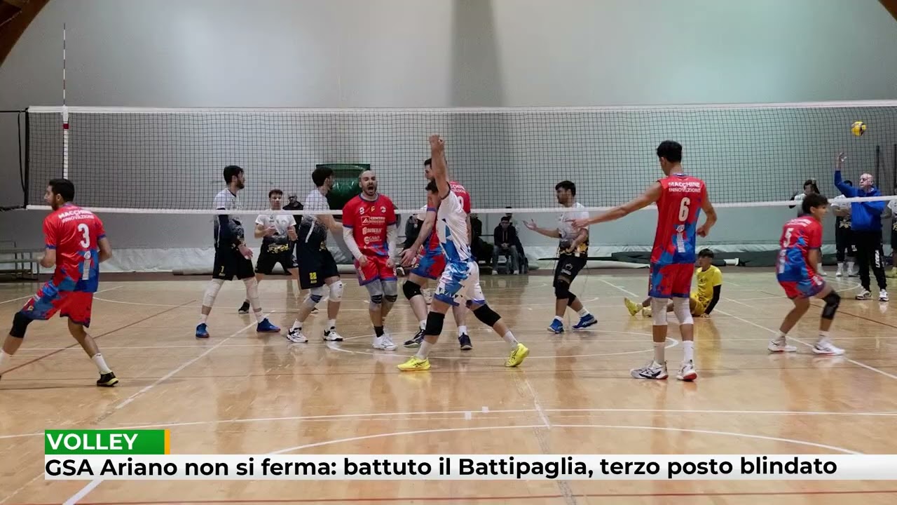 GSA Ariano non si ferma: battuto il Battipaglia, terzo posto blindato
