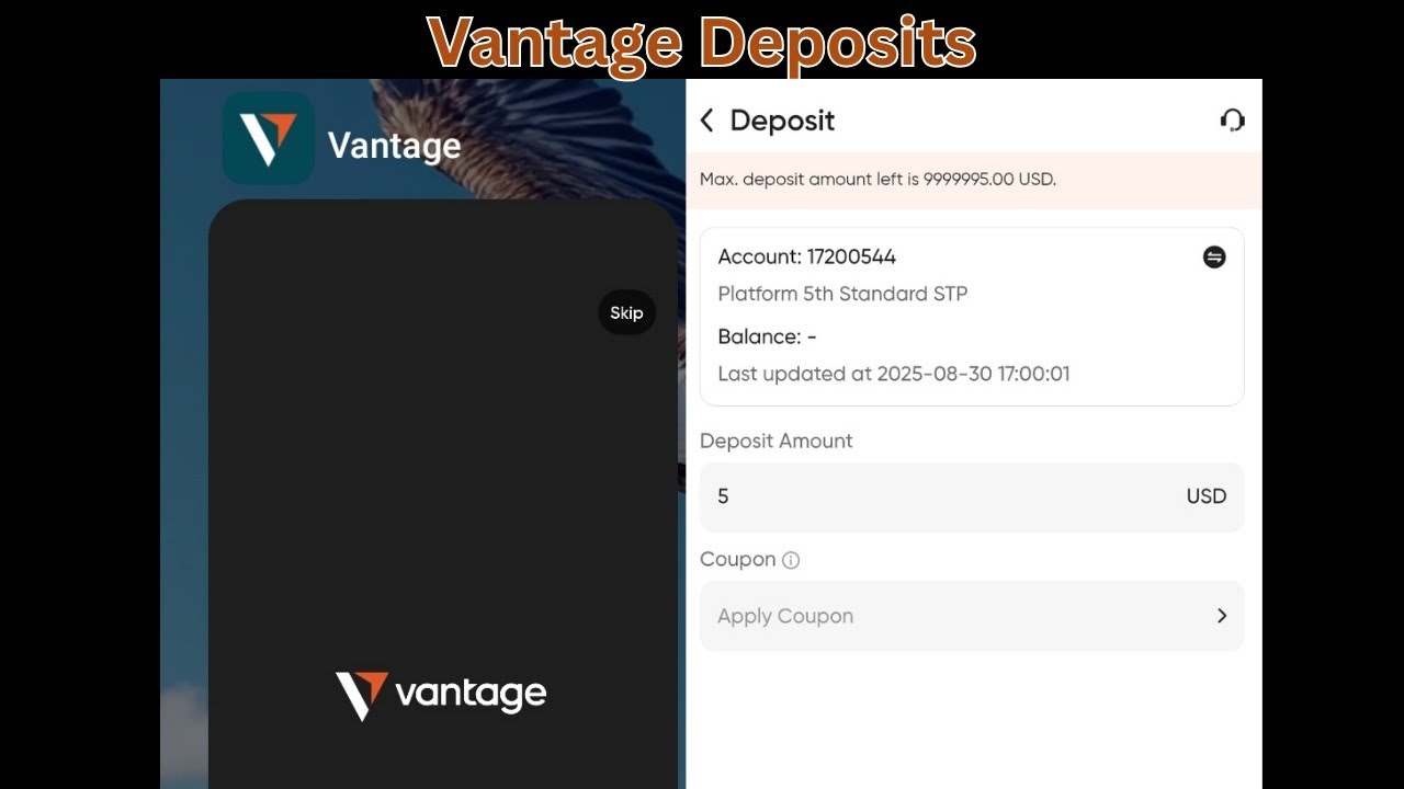How to Deposit Money in Vantage Broker Account (How to Deposit Funds in Vantage Trading Account)