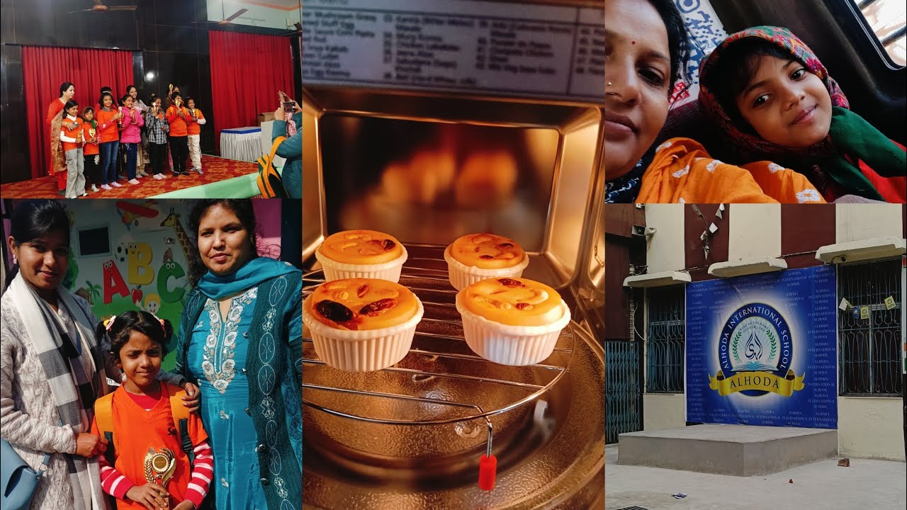মাইক্রোওভেনে প্রথম রান্না করলাম গোপু সোনার জন্য, ওদিকে মেয়ে গেলো abakas compitition exam দিতে 💞